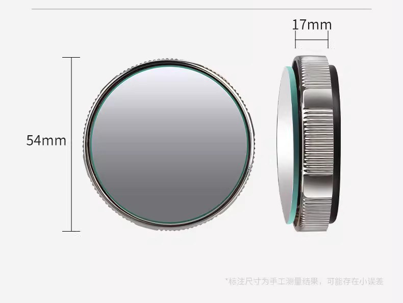 Car Reversing Aid Blind Spot 360-Degree Suction Cup Small Round Mirror Rearview Mirror Auxiliary Mirror Reflective Mirror Ultra-Clear Mirror