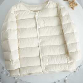 犹家轻薄羽绒马甲内胆2025年秋冬中大童男女童保暖羽绒服学生外穿