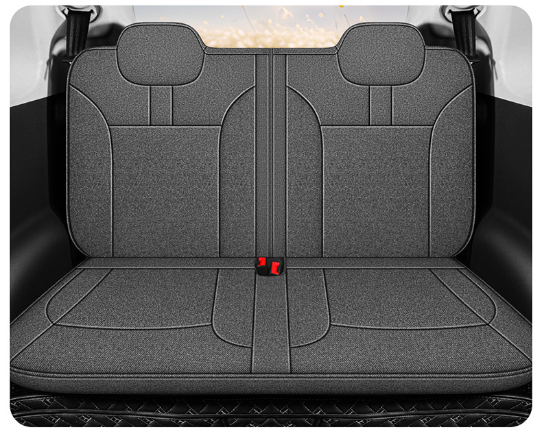 Changan Waxy Corn Lumin Special Full Surrounding Seat Cover Four Seasons Breathable Cotton and Linen Car Cushion Fabric Seat Cover