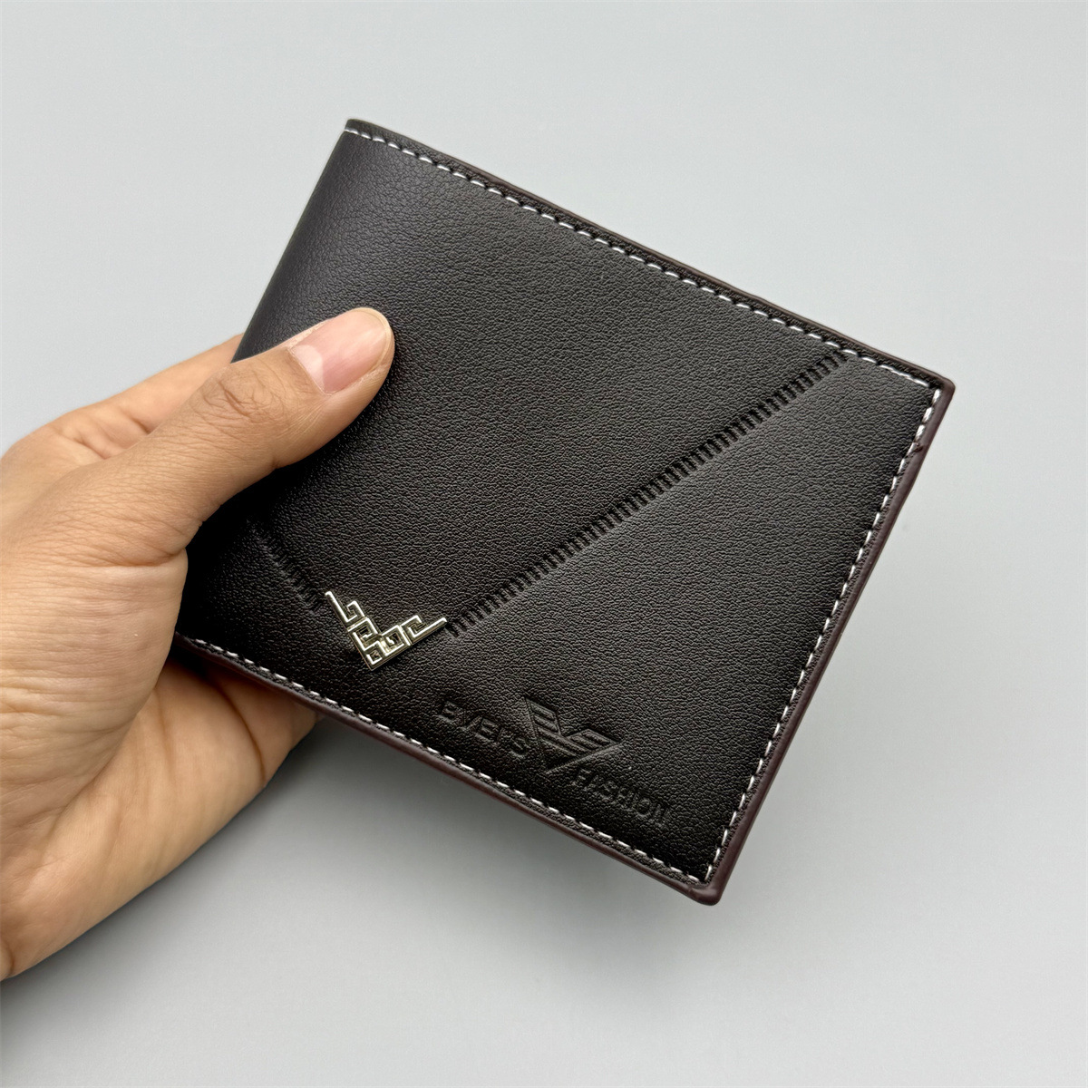 Nueva cartera transfronteriza para hombres bolsos cortos para hombres sensación de alta calidad Amazon venta caliente multi-tarjeta de gran capacidad de negocios ocio