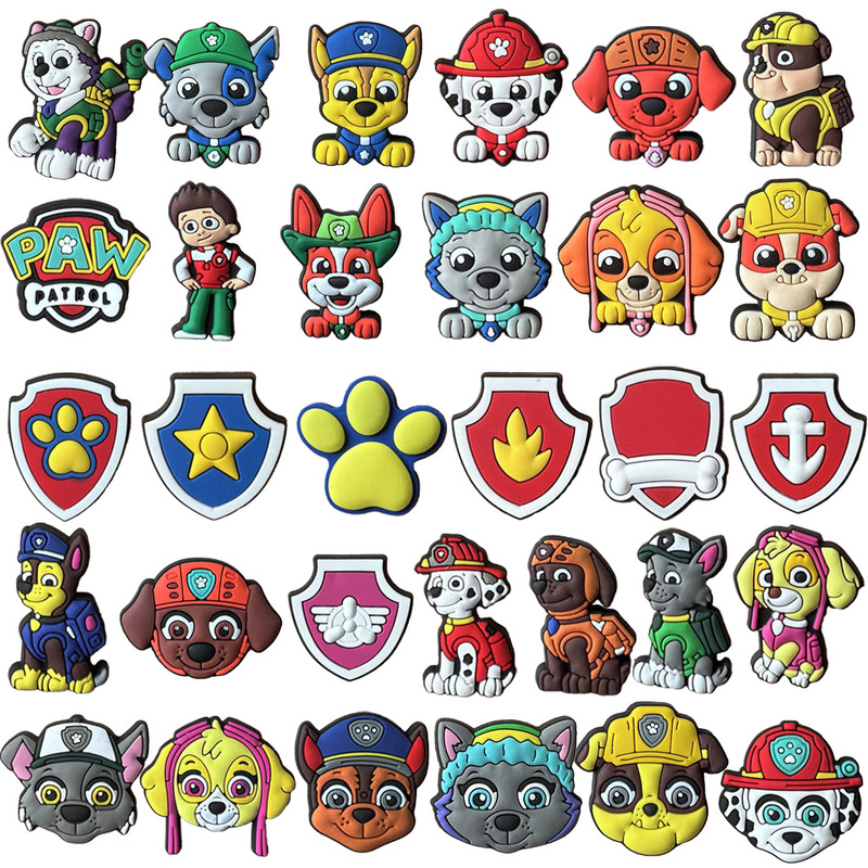 Paw Patrol Cartoon Cute Clog Shoe DIY Accessories Pvc Soft Rubber Shoe Charms Shoe Buckle Clog Shoe Accessories Croc Accessories Paw Patrol Cartoon Cute Clog Shoe DIY Accessories Pvc Soft Rubber Shoe Charms Shoe Buckle Clog Shoe Accessories Croc Accessories