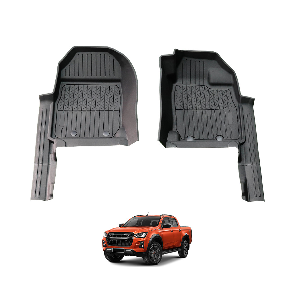 Txinrui Aplicable Isuzu D-Max Alfombrilla de suelo para coche Tpe Car Floor Mat Alfombrilla de inyección 5D