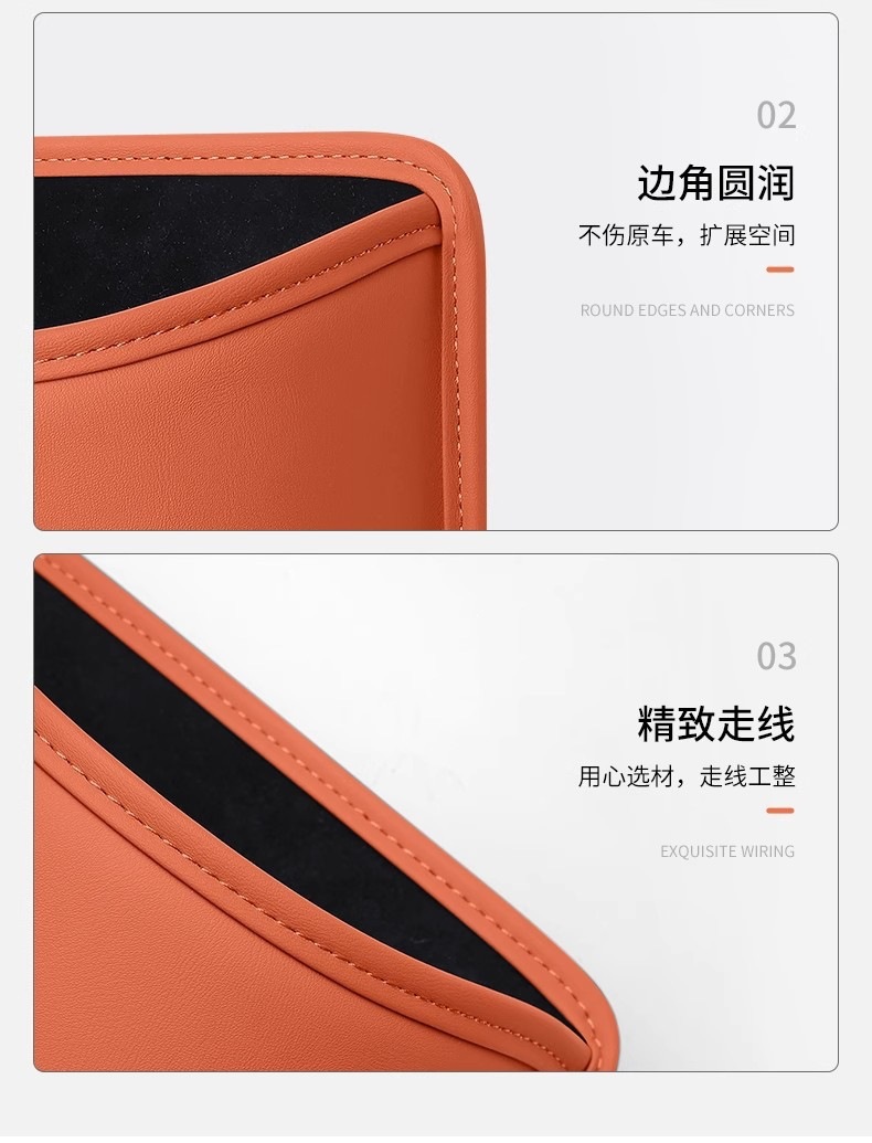 Car Trash Can, Door Storage Box, Car Interior Accessories, Foldable Seat Back Hanging Storage Bag, Storage Box