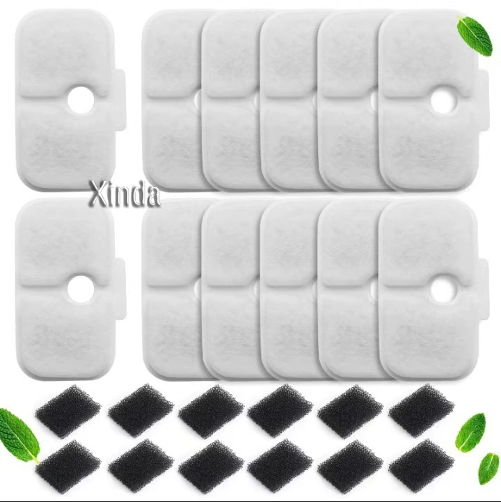 Умный фонтанчик для кошек с датчиком и активированным угольным фильтром-картриджем