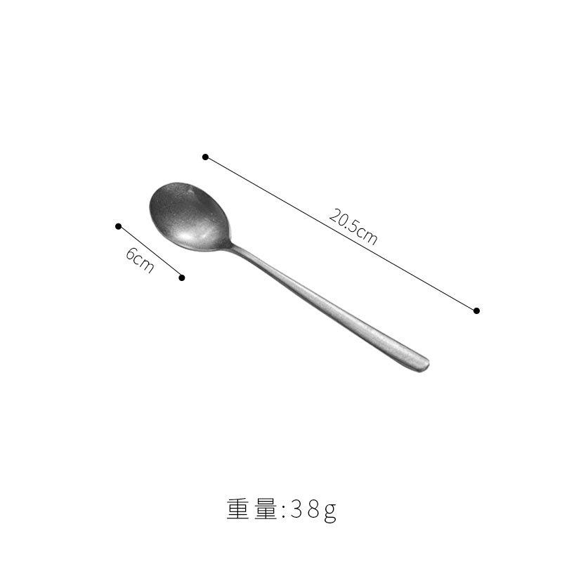 한국식 숟가락(빈티지 실버)