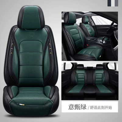for All Seasons, Fully Enclosed Seat | Modelə uyğun (Original) oturacaq örtükləri - dark-green-five-seater-standard-version-leave-a-message-about-the-model-year