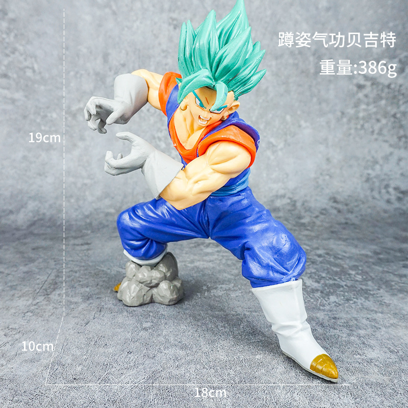ドラゴンボール家族ポートレート悟空カカロットフィギュアサイヤ人ベジータスーパーブルー人形周辺誕生日ギフト|undefined