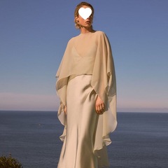 薄手のマントの非対称性の気質の潮の半透明のコートの新型の婦人服を合わせます。