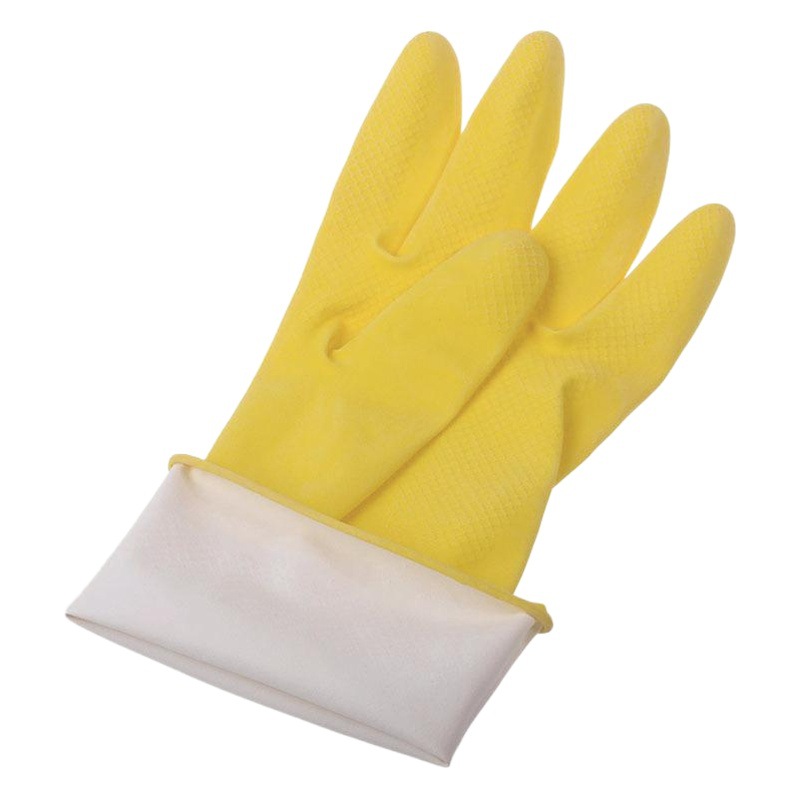 Lavavajillas guantes cocina de las mujeres del hogar de terciopelo spray de látex espesado lavandería impermeable antideslizante goma durable guantes de invierno