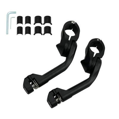 Motorcycle pedals: King Modified Bumper Pedal Cruise - long-stand-black