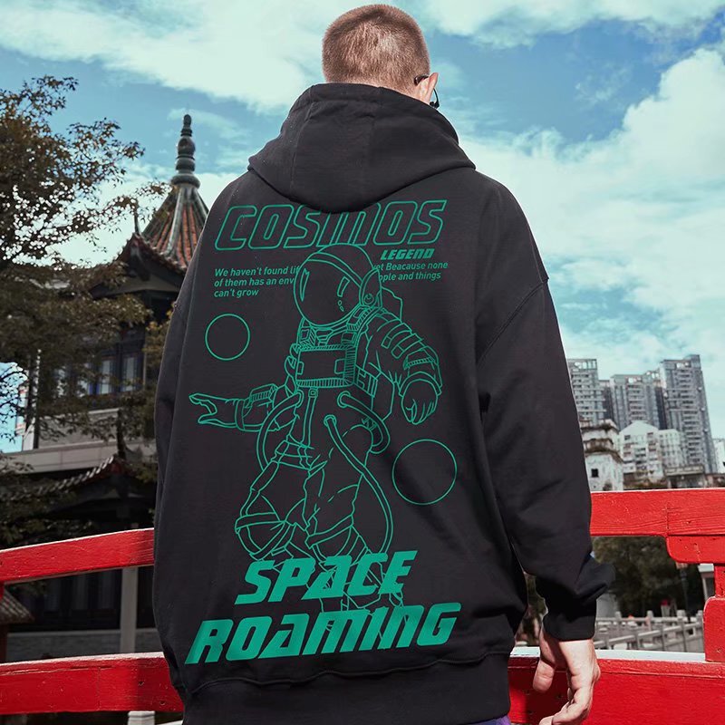 American High Street Hooded Sweatshirt Men's Oversize Loose Large Size Round Neck Long-Sleeved Tops Men's Bottoming Shirt American High Street Hooded Sweatshirt Men's Oversize Loose Large Size Round Neck Long-Sleeved Tops Men's Bottoming Shirt