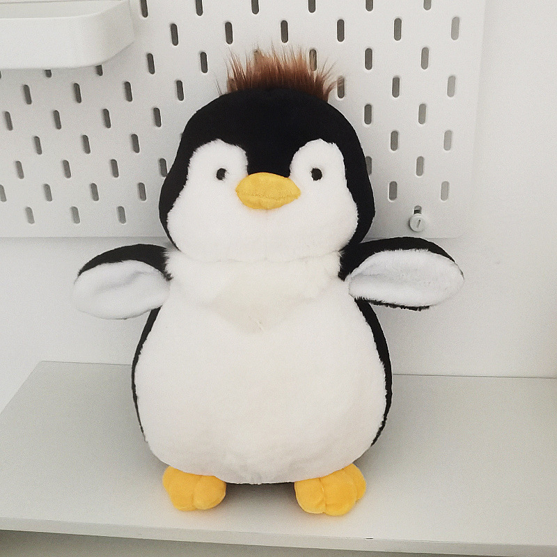 Linda muñeca de pingüino animal marino juguete de peluche para niños muñeca de ragdoll almohada de pingüino emperador transfronterizo al por mayor