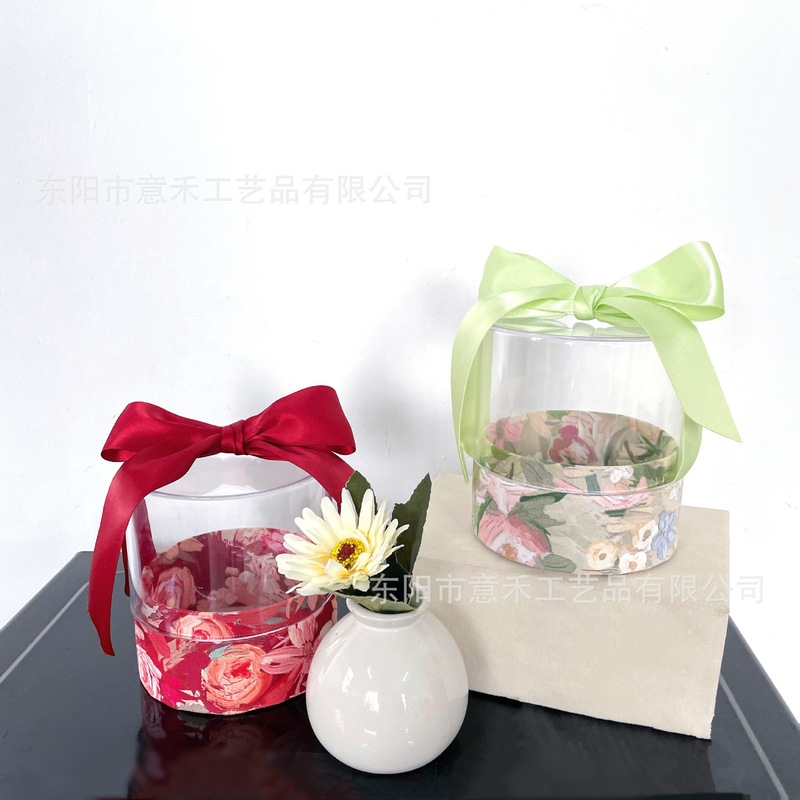 禾湾繁花円結婚花嫁のお土産手提げケース喜糖ハイエンドギフトボックス卸売り|undefined