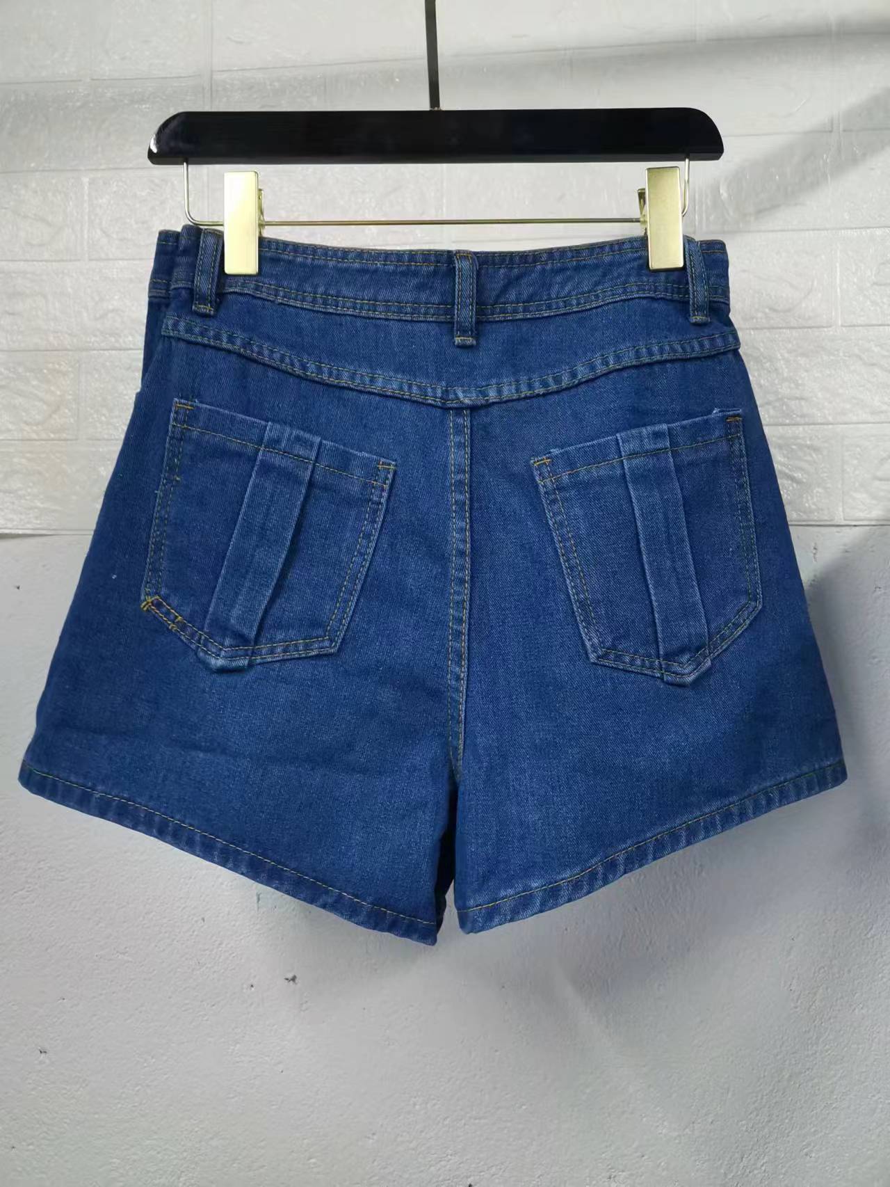 Women's High Waist A-line Denim Skort Summer Casual Wide Leg_voghion.com