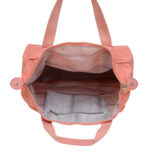Capacious nylon water repellent suitcase for traveling, yoga clothing, sports bag, travel bag 4