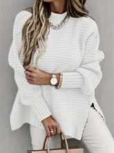 X 33411 Oversized Chunky Knit Sweater ���ɴ���ë�� �羳