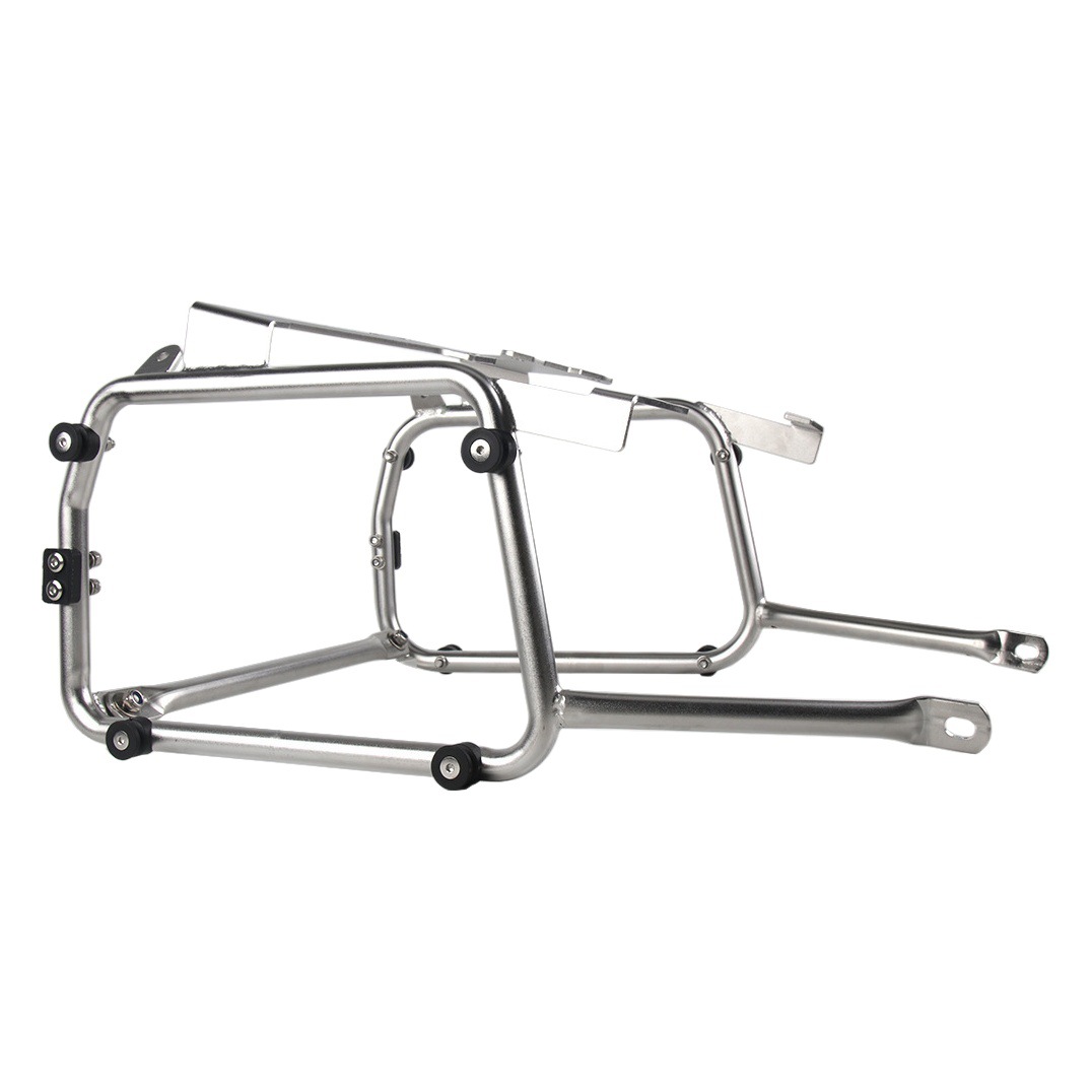 Adecuado para 19 años Honda cb500x motocicleta instalación sin pérdida caja lateral caja de cola rack liberación rápida 304 Acero inoxidable estante lateral