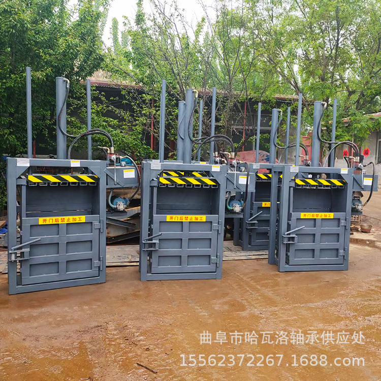 双缸60吨液压打包机 棉花床垫压缩设备 废旧海绵压包机