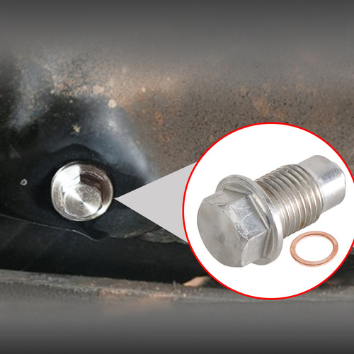 Factory direct sale stainless steel magnetic oil drain plug oil pan screw magnetic oil drain screw transmission screw