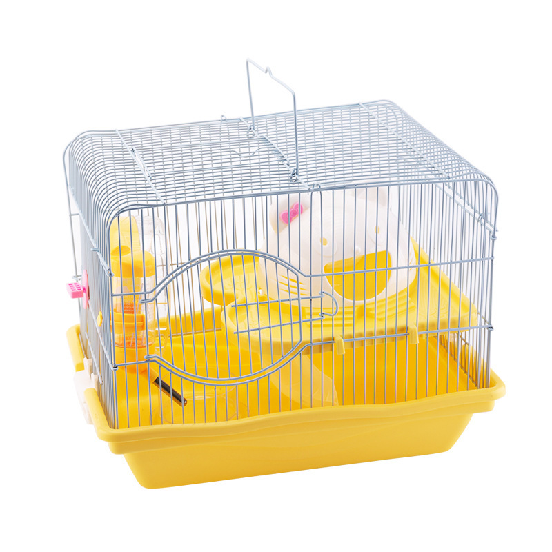 Fábrica directa jaula de hámster jaula de gato de doble capa jaula de oso dorado nido de hámster villa silenciosa cuatro estaciones general image 6