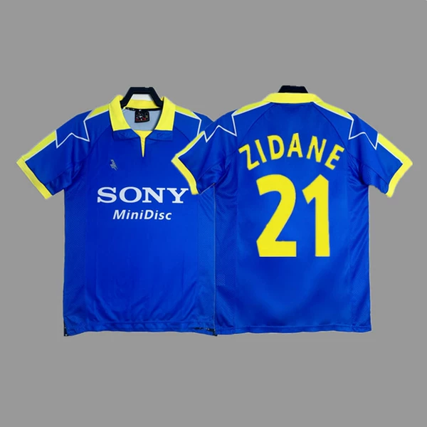 97-99 You W away game + printed (blue) No. 21