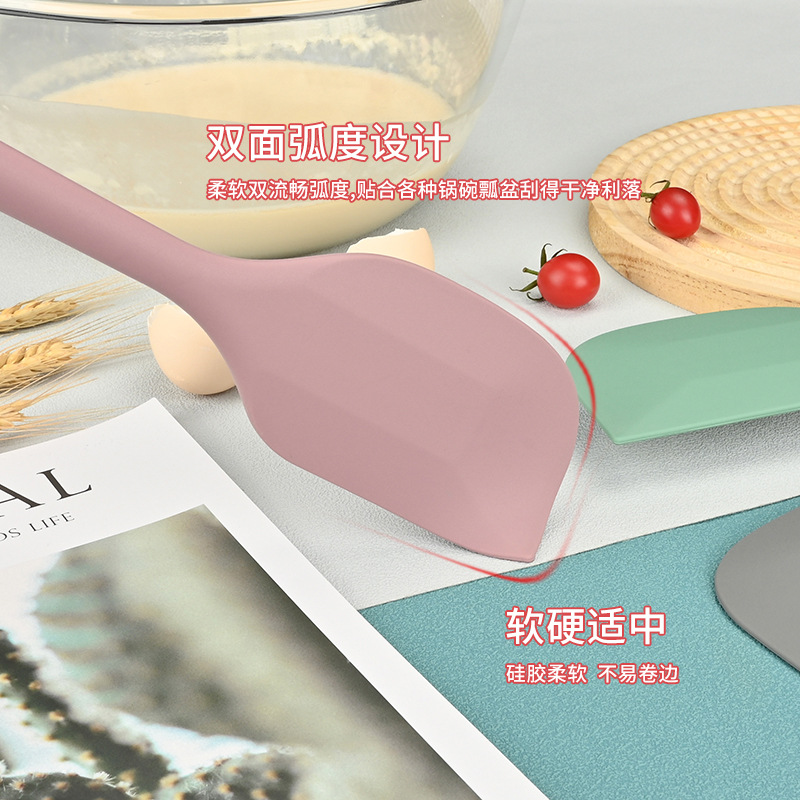 Raspador de silicona personalizado todo incluido raspador de silicona todo en uno raspador de mezcla de crema de cocina raspador de espátula para hornear resistente a altas temperaturas
