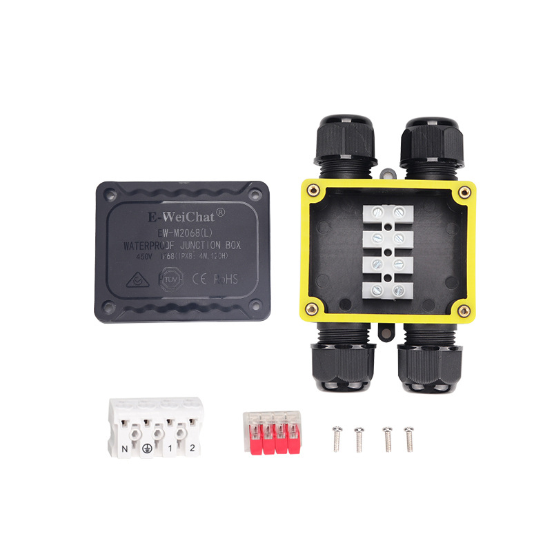 goods in stock IP68 waterproof Junction box LED Outdoor Lighting Plastic Waterproof box Sealed box