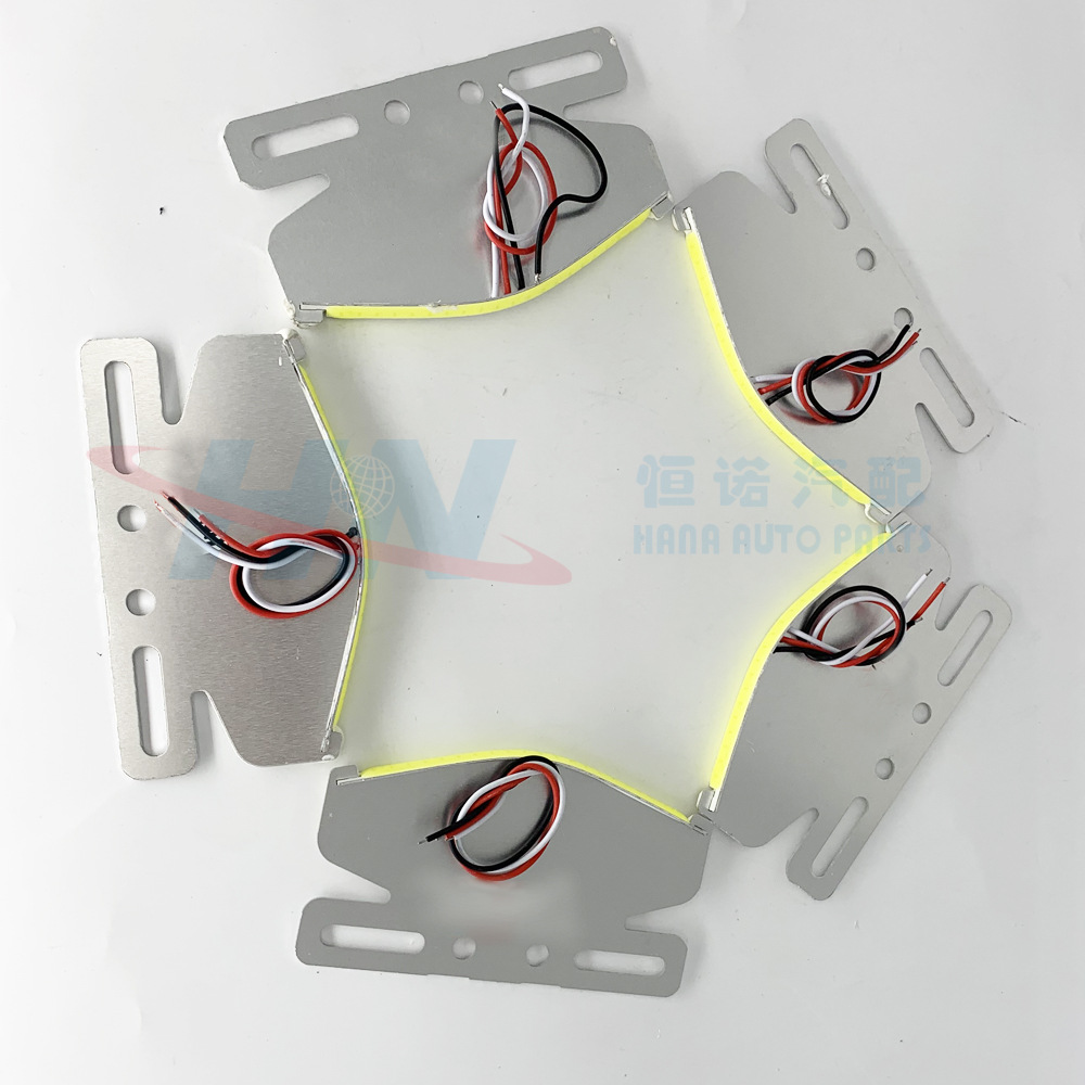 Luz lateral COB luz lateral cáscara de hierro camión de luz LED luz de techo del remolque luz de techo