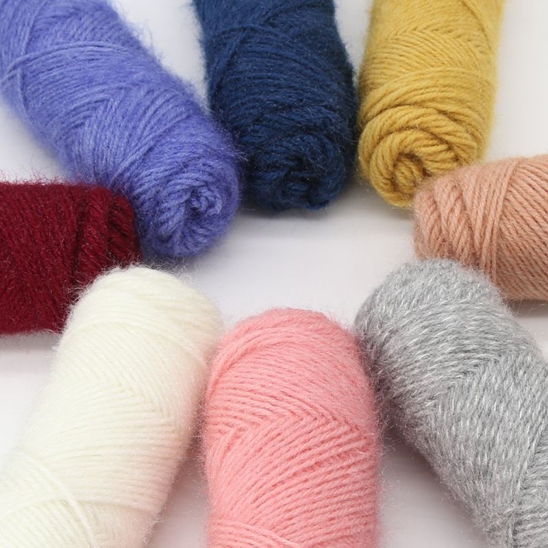 松鼠绒毛线团马海毛围巾线中粗亮丝线手工编织diy帽子外套宝宝线