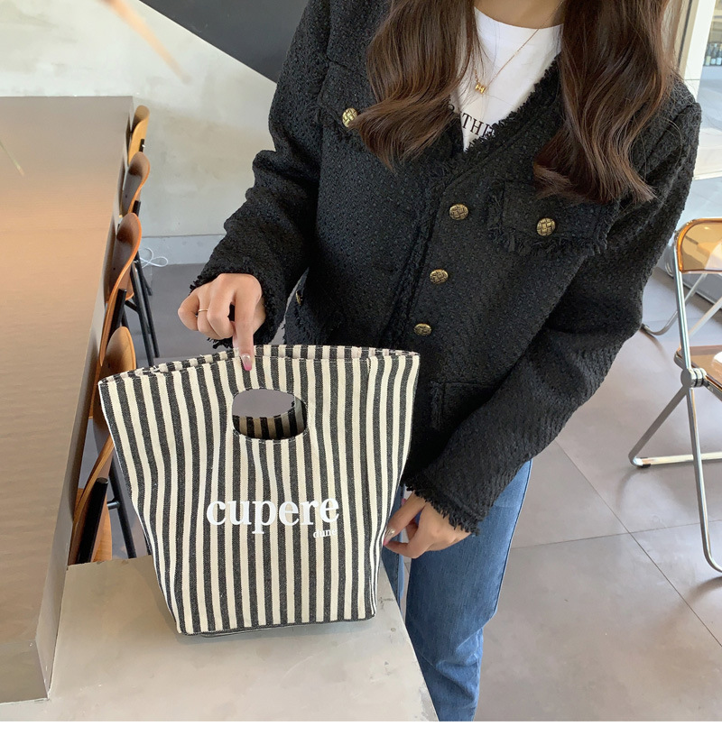 Women's Streetwear Letter Stripe Polyester Shopping Bags display picture 3