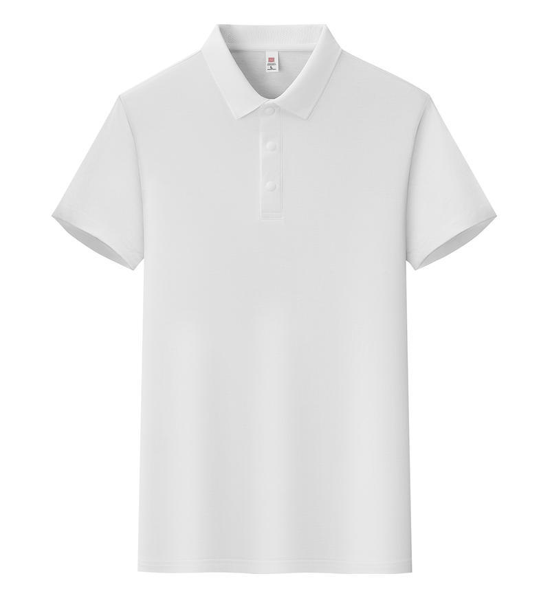 Camisas de polo de tamaño grande personalizadas impresión de logotipo transfronterizo de verano de hielo ropa de trabajo equipo de trabajo camiseta de manga corta personalizada