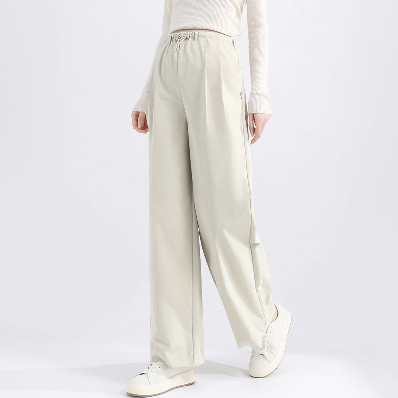Pregnant Women's Wide Leg Pants 2024 Autumn and Winter New Nine-point Outer Wear Fashion Small plus size Loose Casual Straight Pants Pregnant Women's Wide Leg Pants 2024 Autumn and Winter New Nine-point Outer Wear Fashion Small plus size Loose Casual Straight Pants