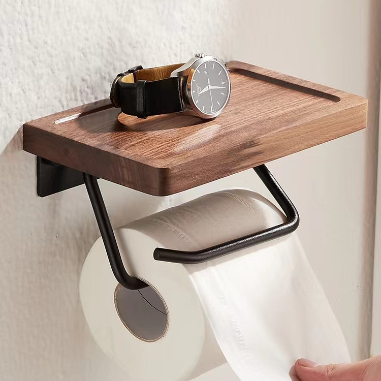 Higiénico titular de papel higiénico titular de rollo sin sacador Cocina Baño de acero inoxidable titular de tejido