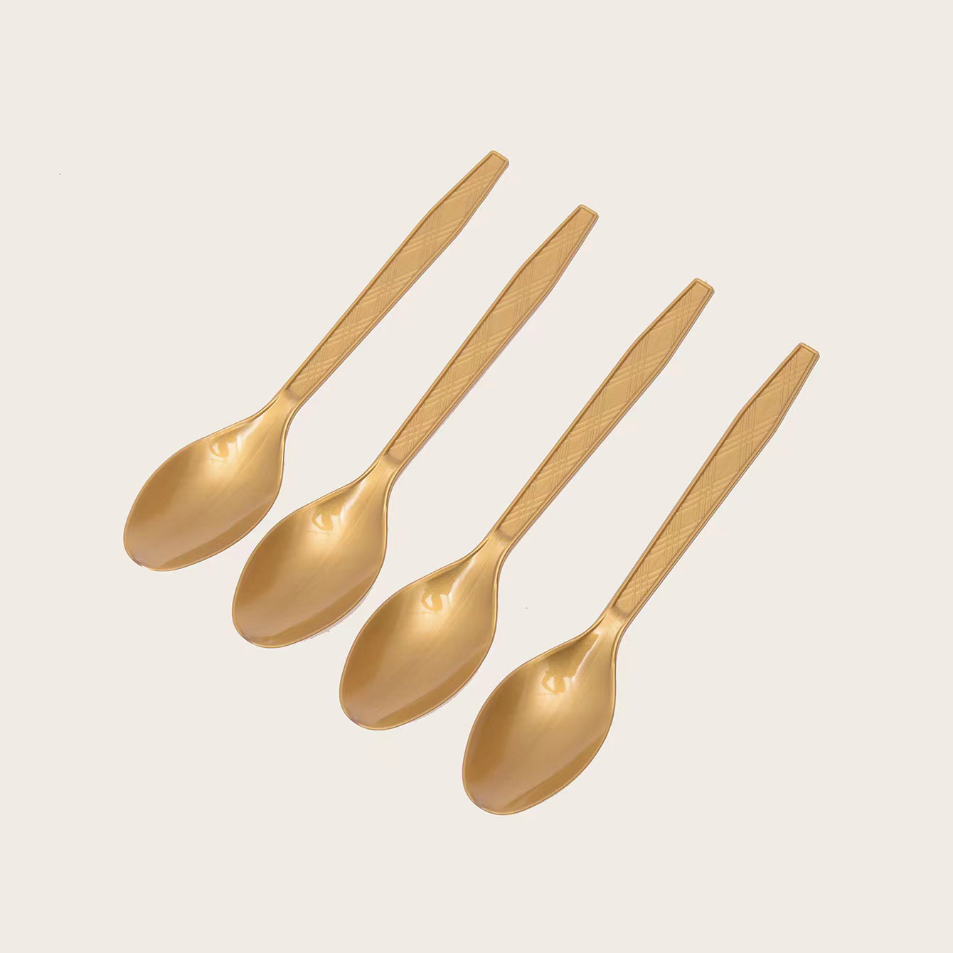 Vajilla de plástico desechable cuchillo, tenedor y cuchara metal color fruta Western Steak Pizza vajilla especial traje combinación