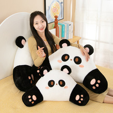 可爱熊猫靠枕腰靠抱枕批发抱枕毛绒玩具玩偶公仔活动礼品生日礼物