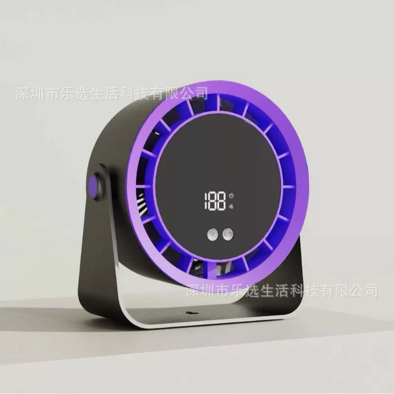 Настольный маленький вентилятор 2025, USB, для общежития и офиса, заряжаемый, кондиционирующий воздух, циркуляция, бесшумный, настенный вариант