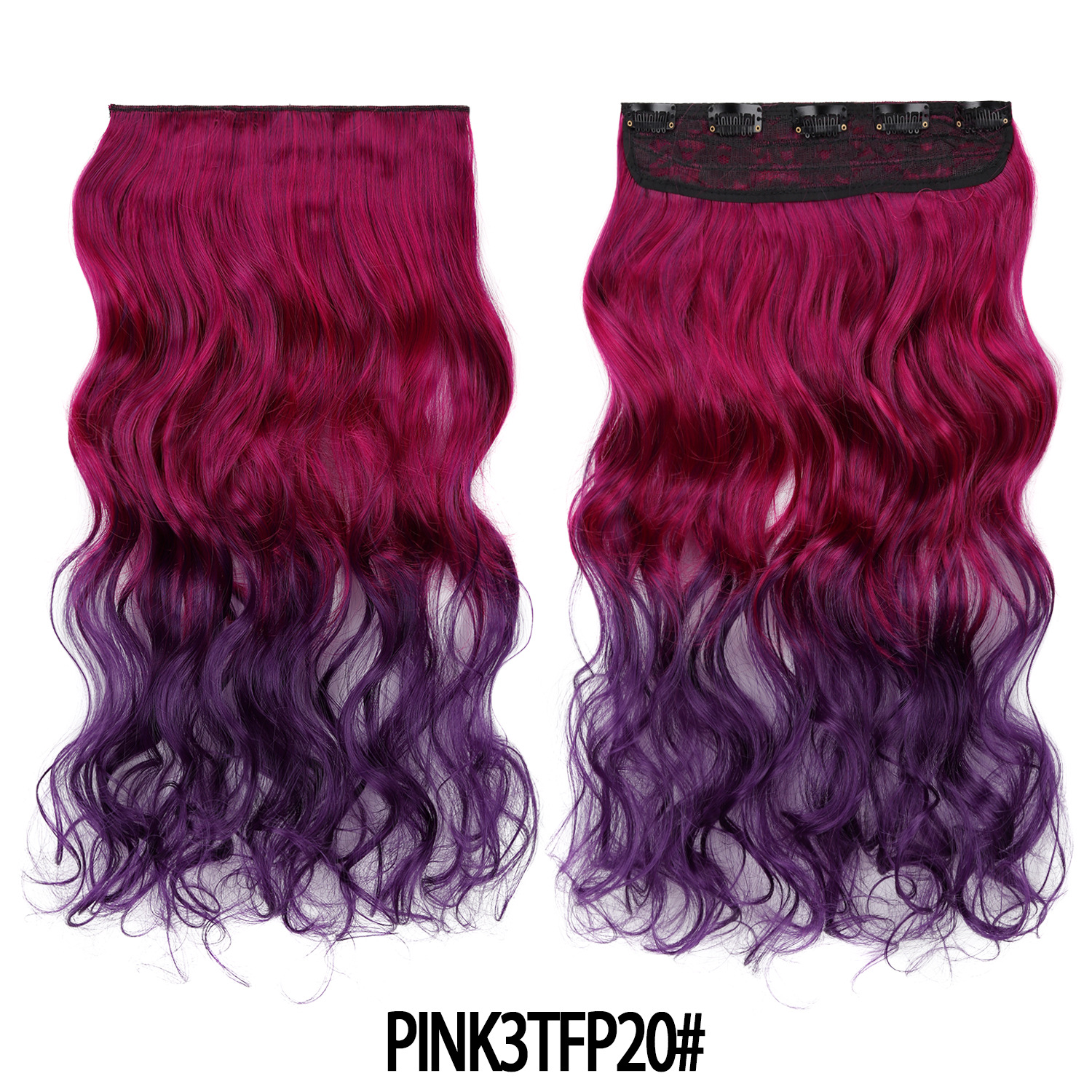 14 Rose red gradient deep purple roll