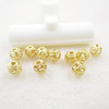 Accessory, bracelet, universal metal beads, wholesale, 14 carat