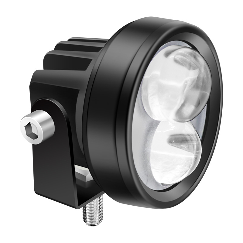 LED lámpara de motocicleta piezas de lámpara de aluminio Y40 luz alta y baja piezas de lámpara de foco integradas piezas de lámpara de aleación de aluminio fundido