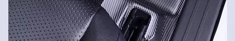 Toyota Sienna interior SI floor mats with fiber texture, 21-piece set, NATPE Via floor mats, EN carbon fiber, all-black model