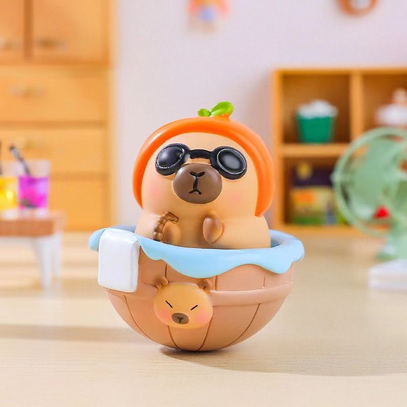 카피바라 오뚝이 피규어 책상 장식 랜덤박스 선물