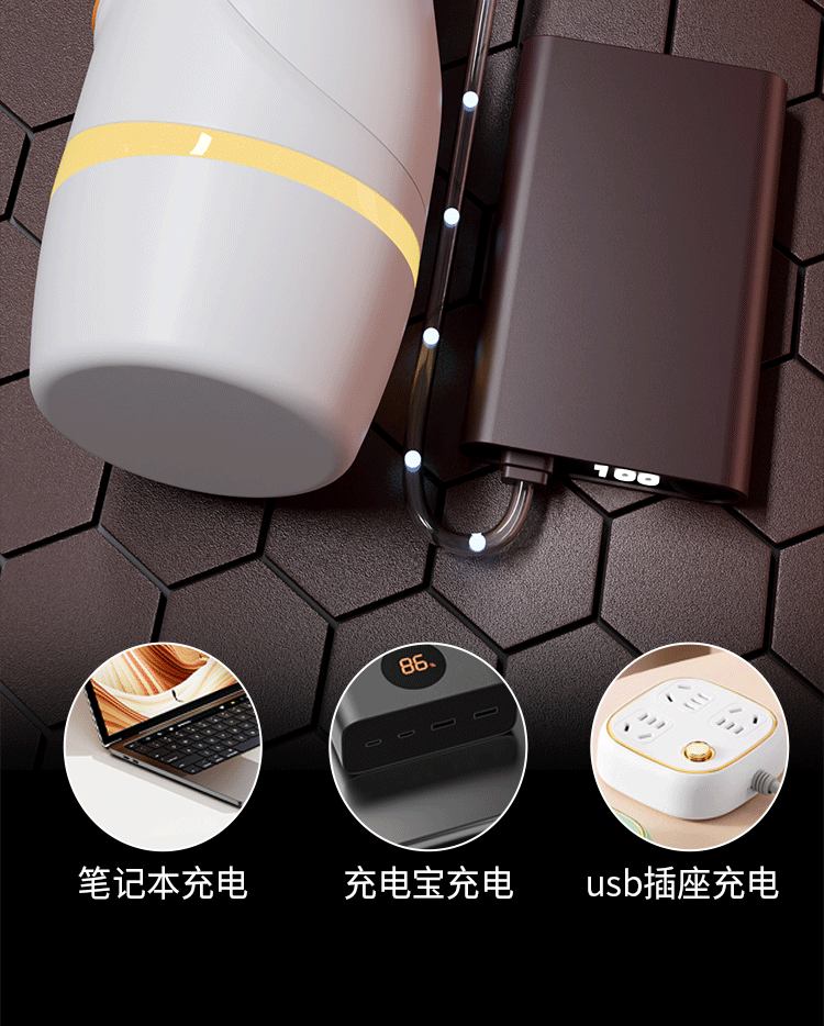 Traveler Automatic Aircraft Cup Male Masturbator with Voice Function, TPE Hands-Free Electric Toy — detail image 24