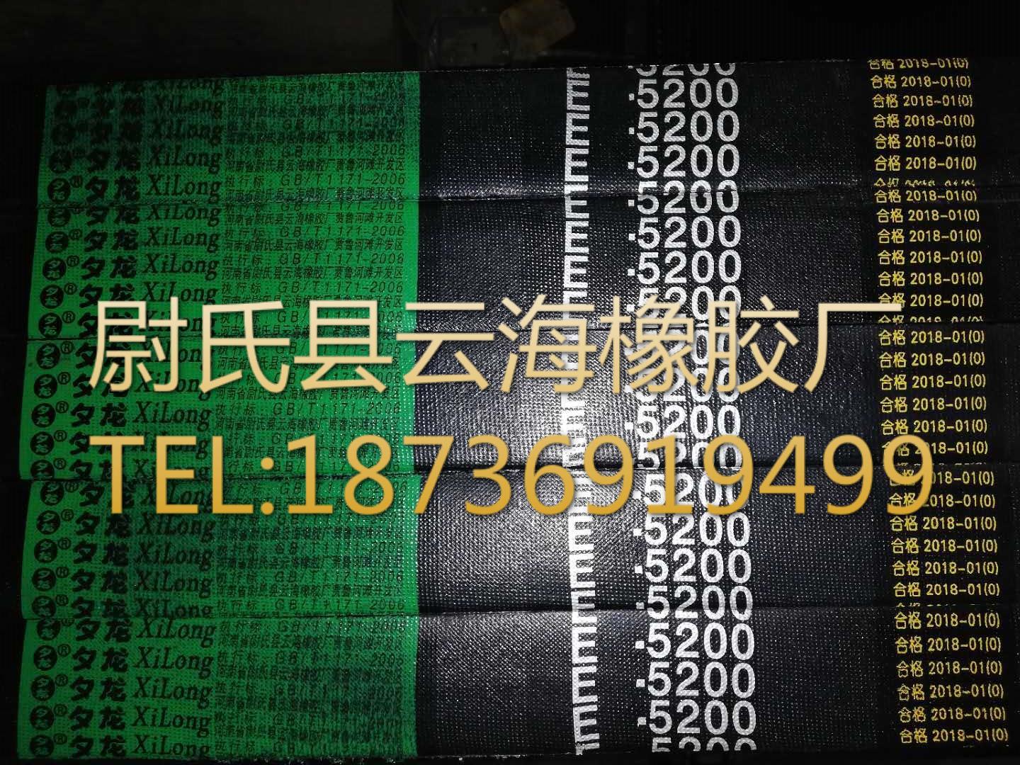 E-5200普通V带 E型三角带 破碎机用三角带 矿山设备用E型三角带