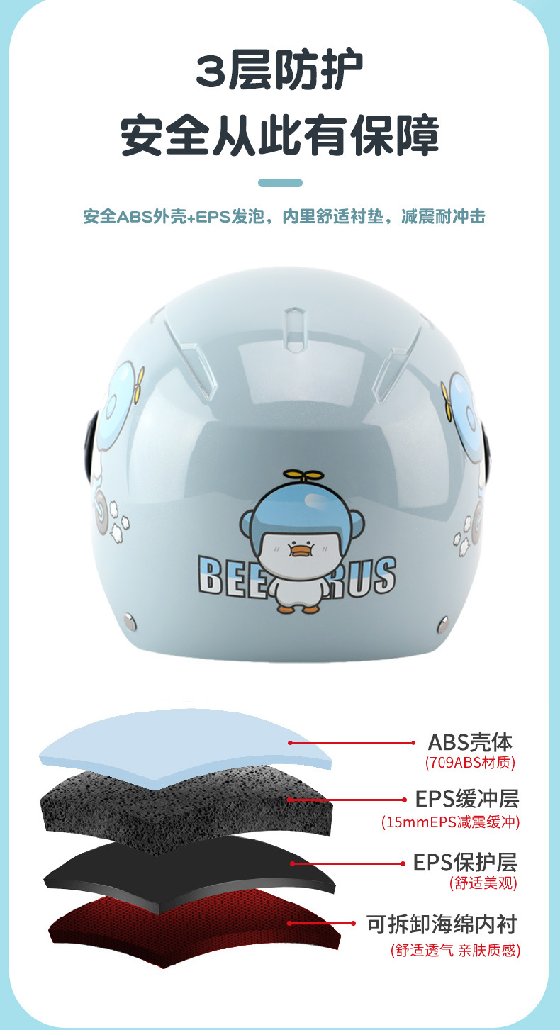 3C Certified Children's Helmet for Electric Bike