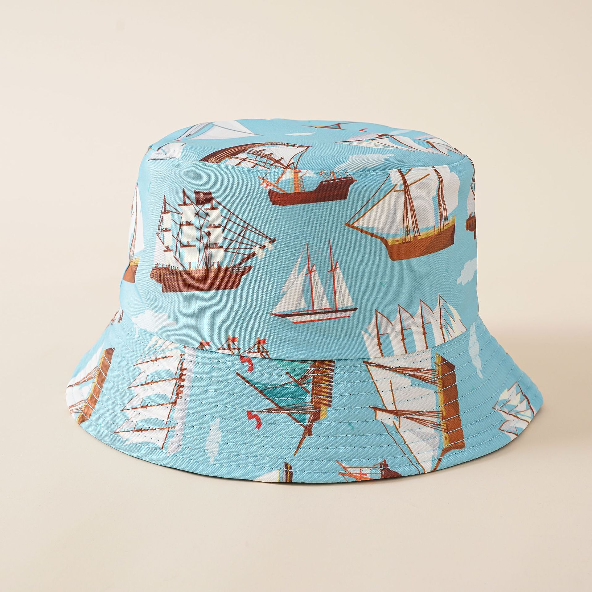 Sombrero nuevo patrón de fruta impresa tropical sombrero de pescador verano femenino limón deportes sol sombrero casual sombrero de cuenca