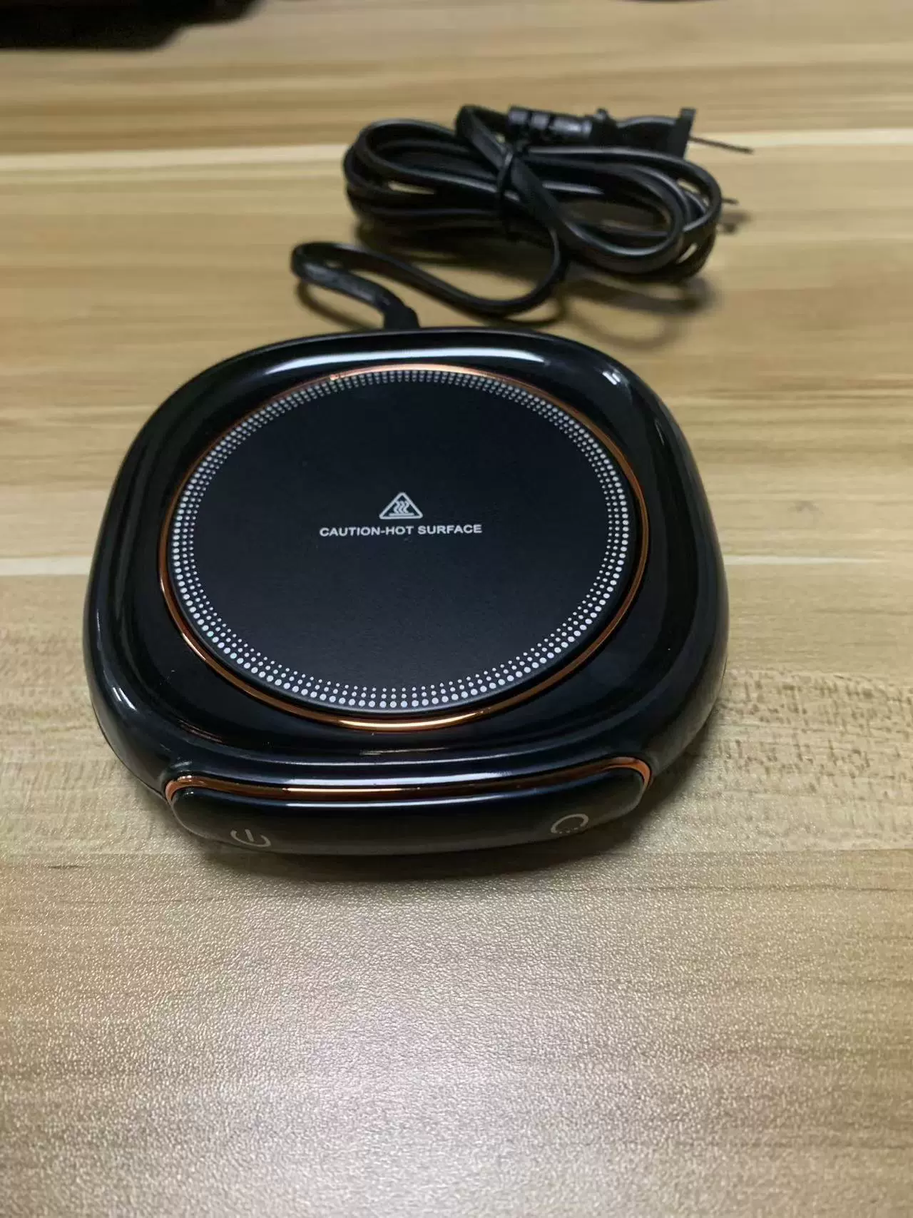 2025年新款智能恒温杯垫加热杯垫加热底座保温垫加110V暖杯垫跨境