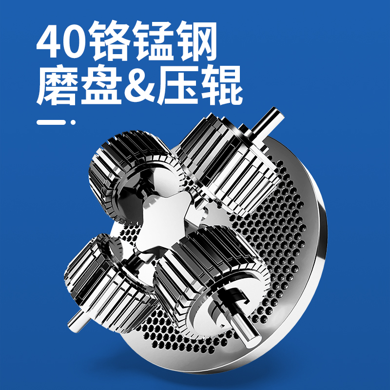 j8v制粒机家用牛羊猪鹅饲料颗粒机养殖鸡鸭38022玉米秸秆0v小型g3