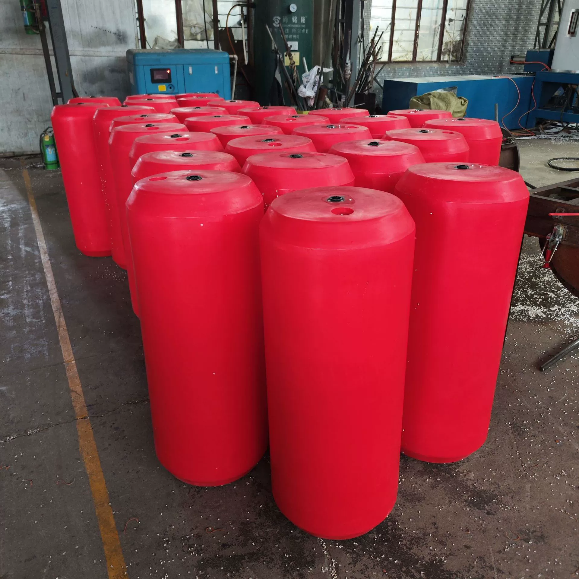 Waterway Pe float inland water warning positioning navigation beacon float fire training dragon boat race plastic float ball