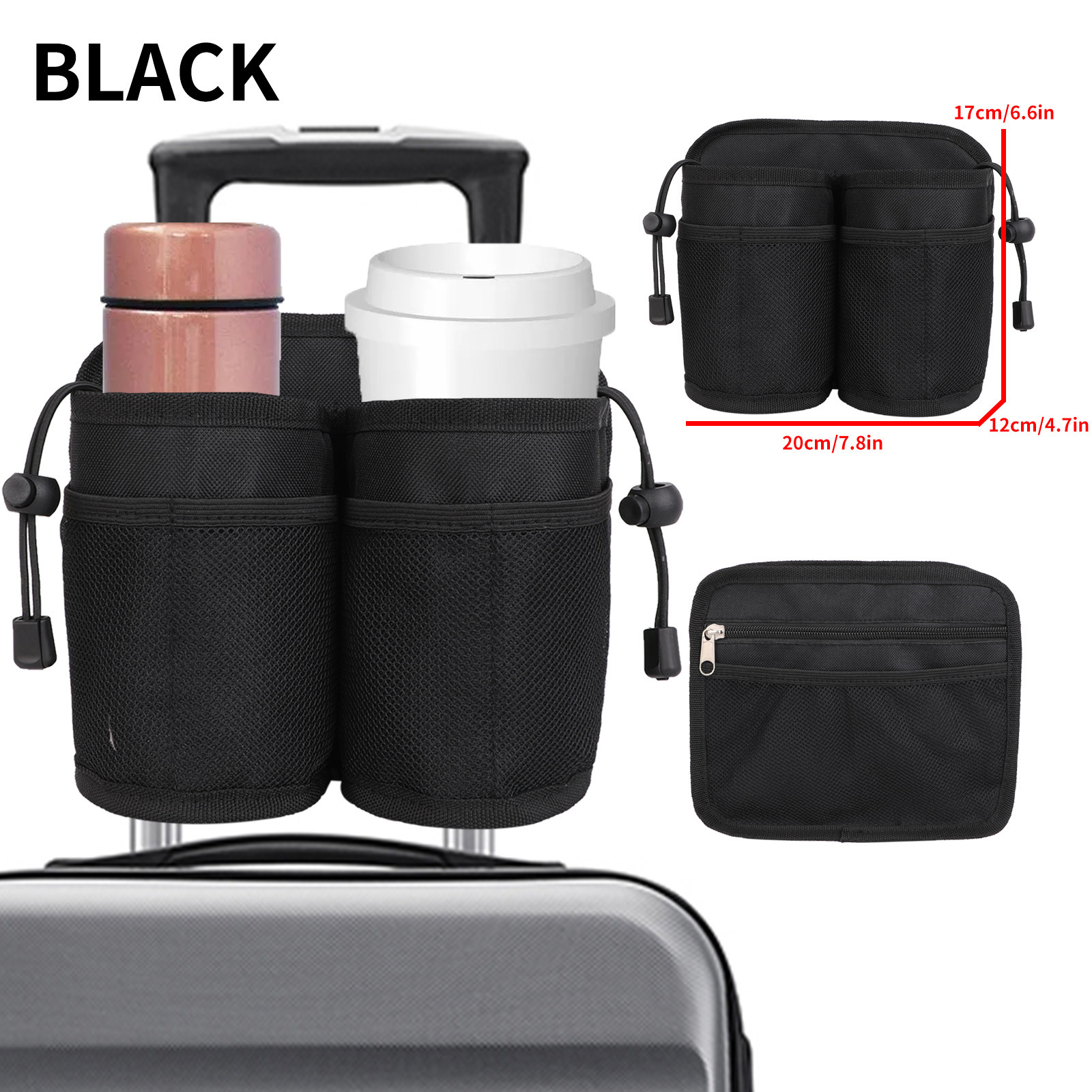 Amazon equipaje viaje taza de agua titular accesorios bebida portavasos accesorios de viaje asistentes de vuelo suministros esenciales
