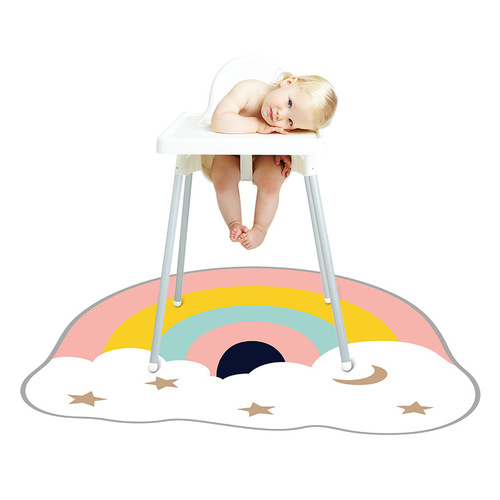 Baby crawling mat thick baby anti-slip cartoon outing portable home crawling mat children's floor mat anti-dirty mat
